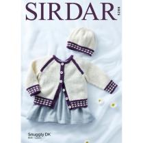 (SL8 5288 Cardigan and Hat)